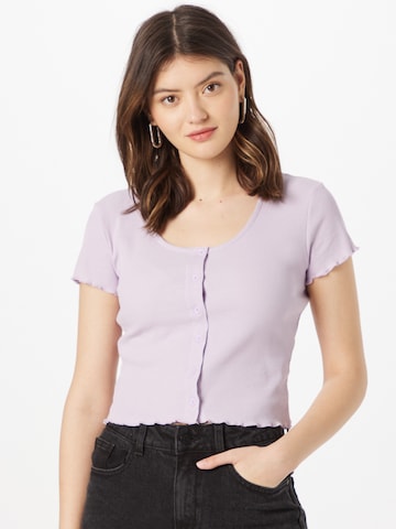 T-shirt Urban Classics en violet : devant