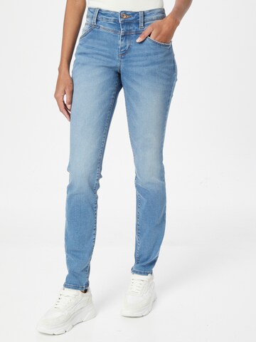 Skinny Jeans 'Alexa' de la TOM TAILOR pe albastru: față