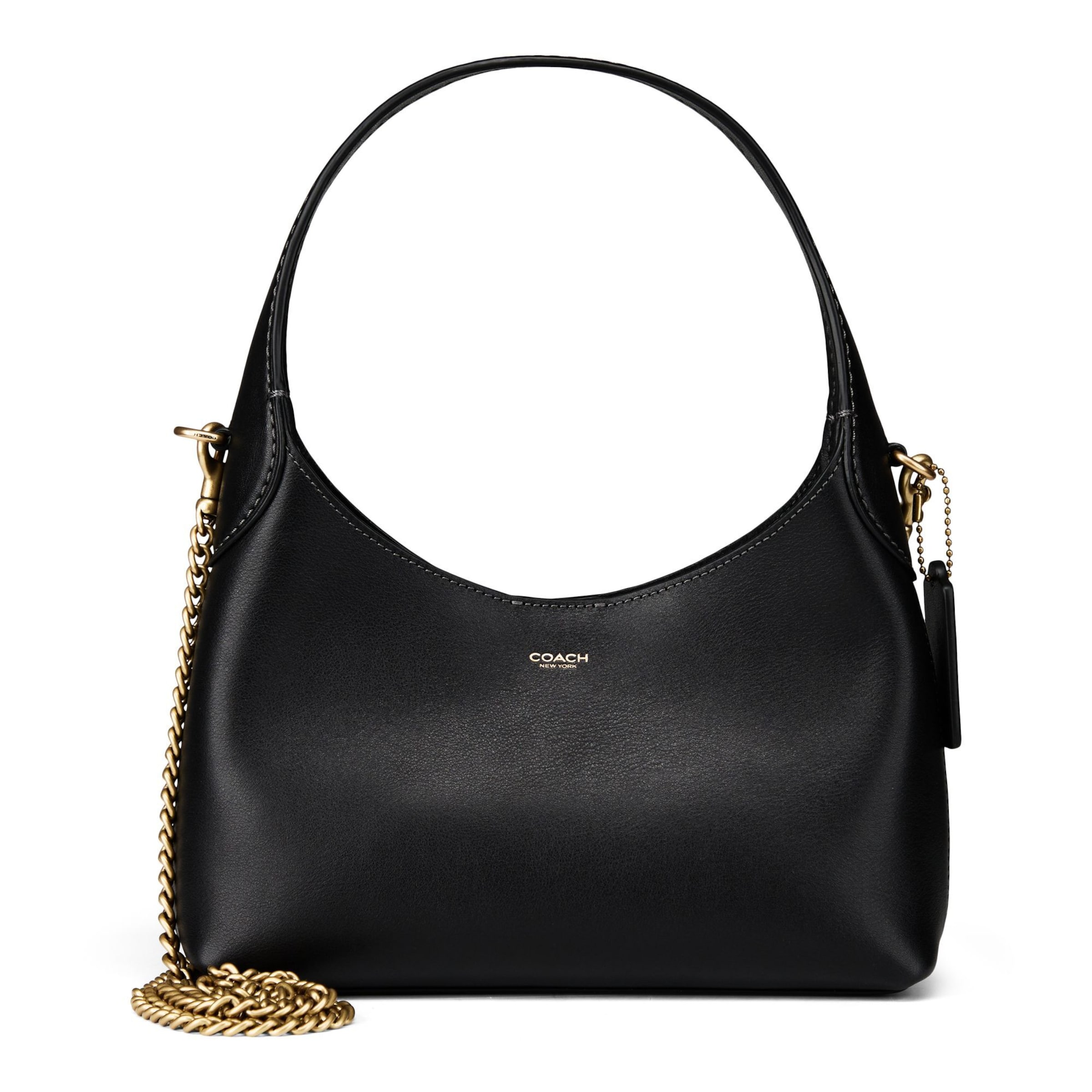 COACH - Mala de ombro 'Brooklyn' em preto: frente