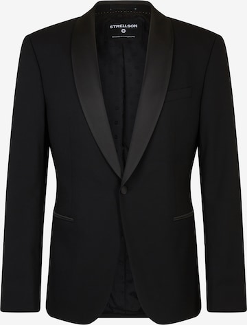 Coupe slim Veste de costume 'Amir' STRELLSON en noir : devant