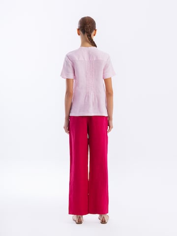 Haris Cotton Blouse in Roze