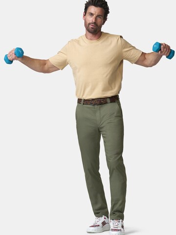 MEYER Regular Chinohose 'Bonn 1-8137' in Grün: Vorderseite