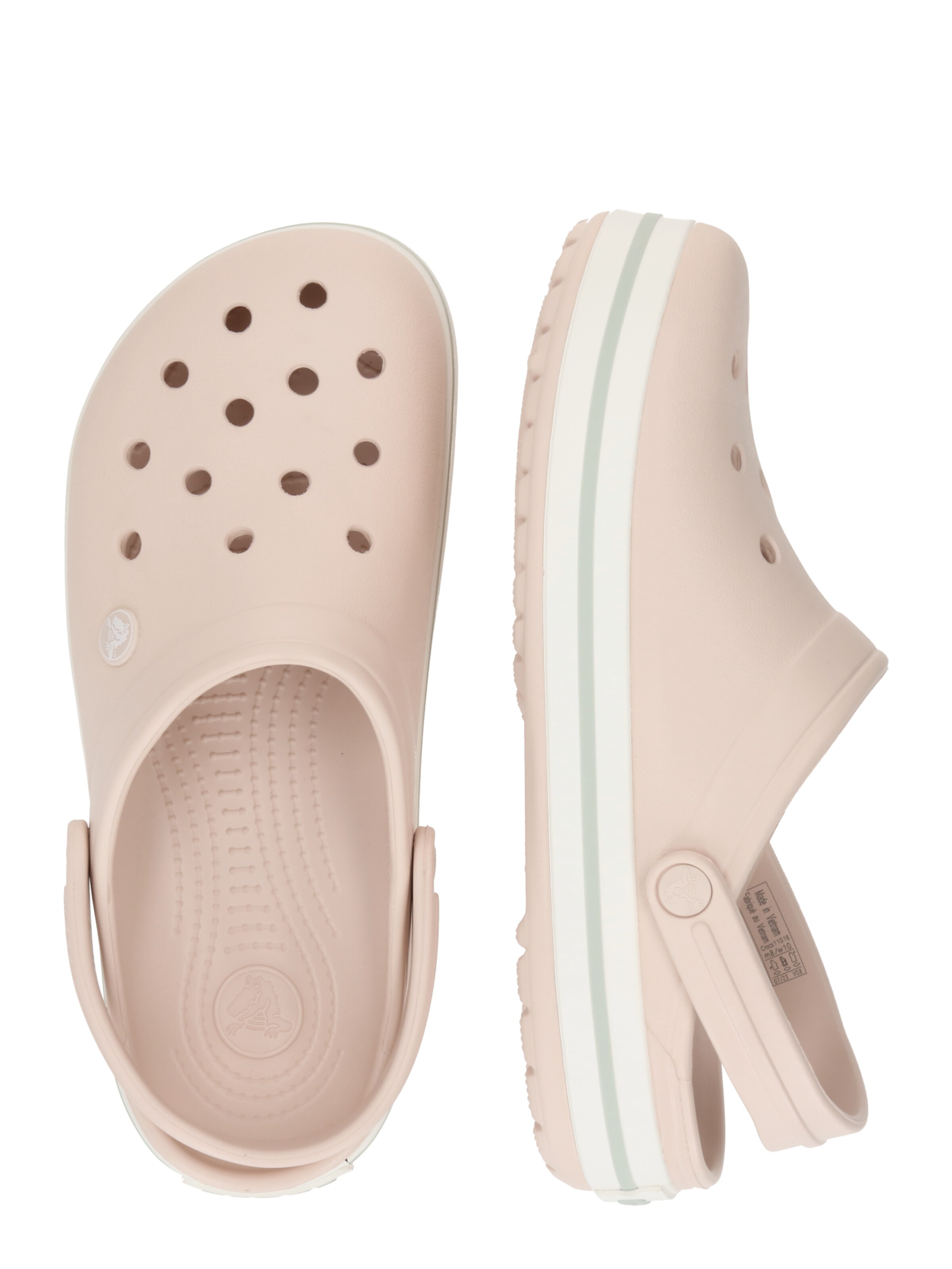 Crocs Puukengät & Crocs-jalkineet 'Crocband' värissä vaaleanpunainen