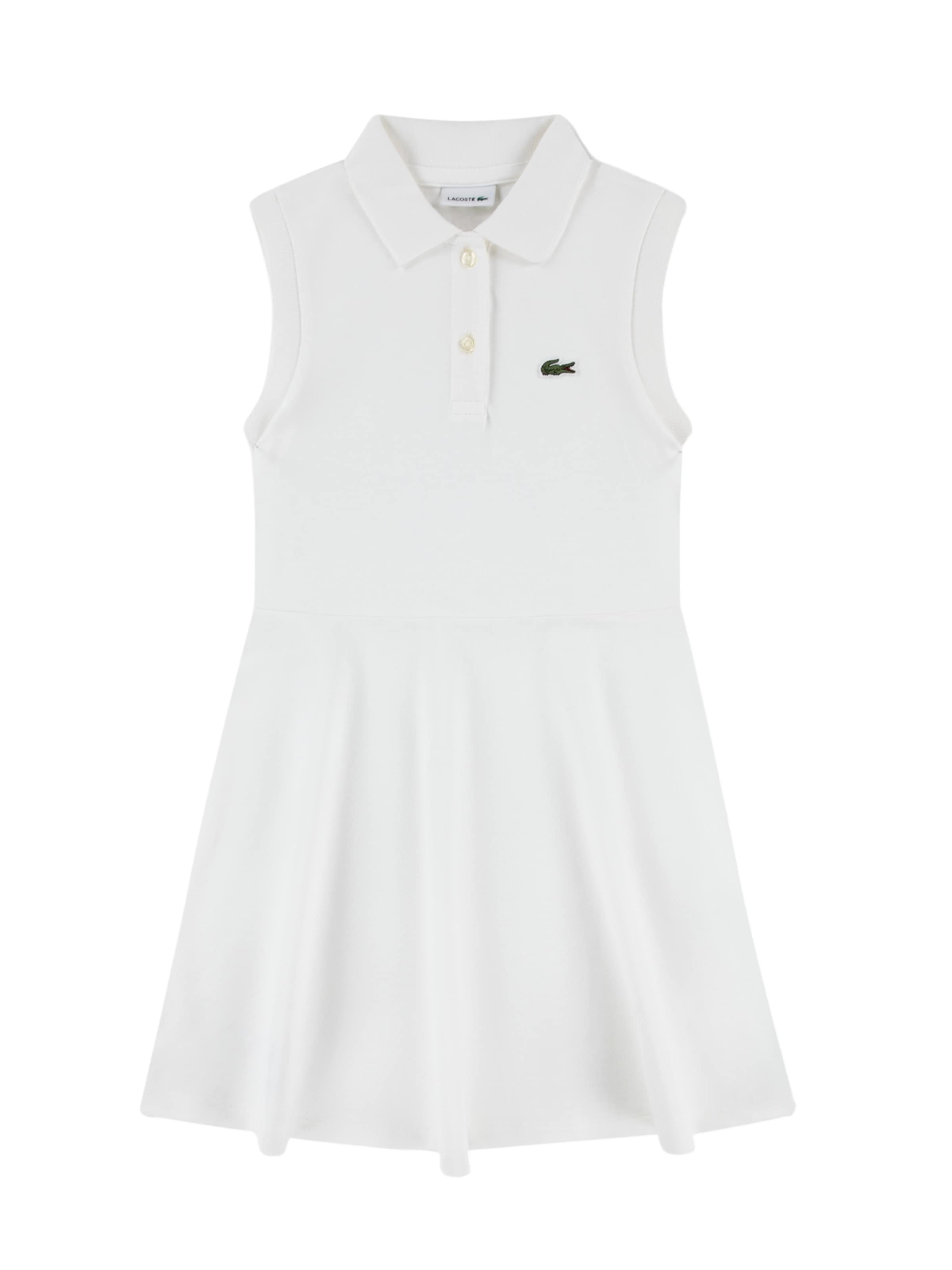 Robe LACOSTE en blanc : devant