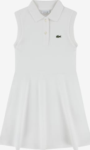 LACOSTE Dress in White: front