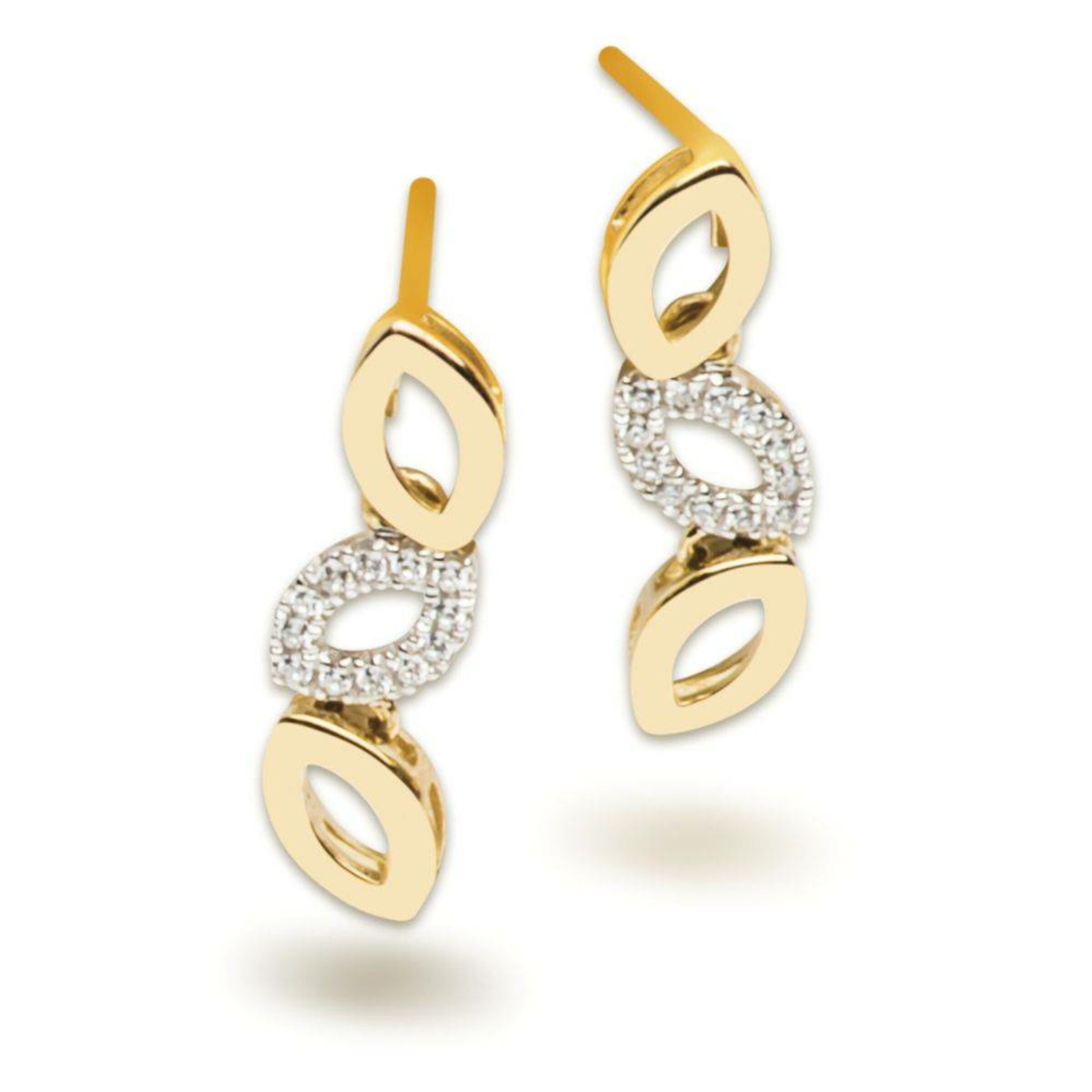 Nana Kay Earrings in Gold: front