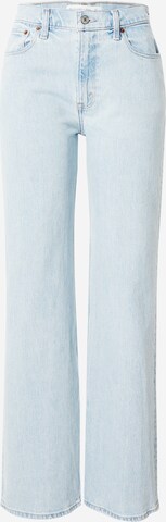 Abercrombie & Fitch Loosefit Jeans in Blauw: voorkant