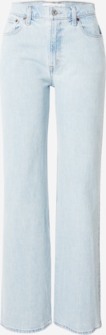 Abercrombie & Fitch - Loosefit Calças de ganga em azul: frente