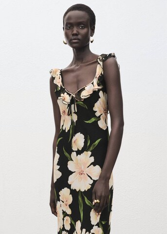 MANGO Beach Dress in Black