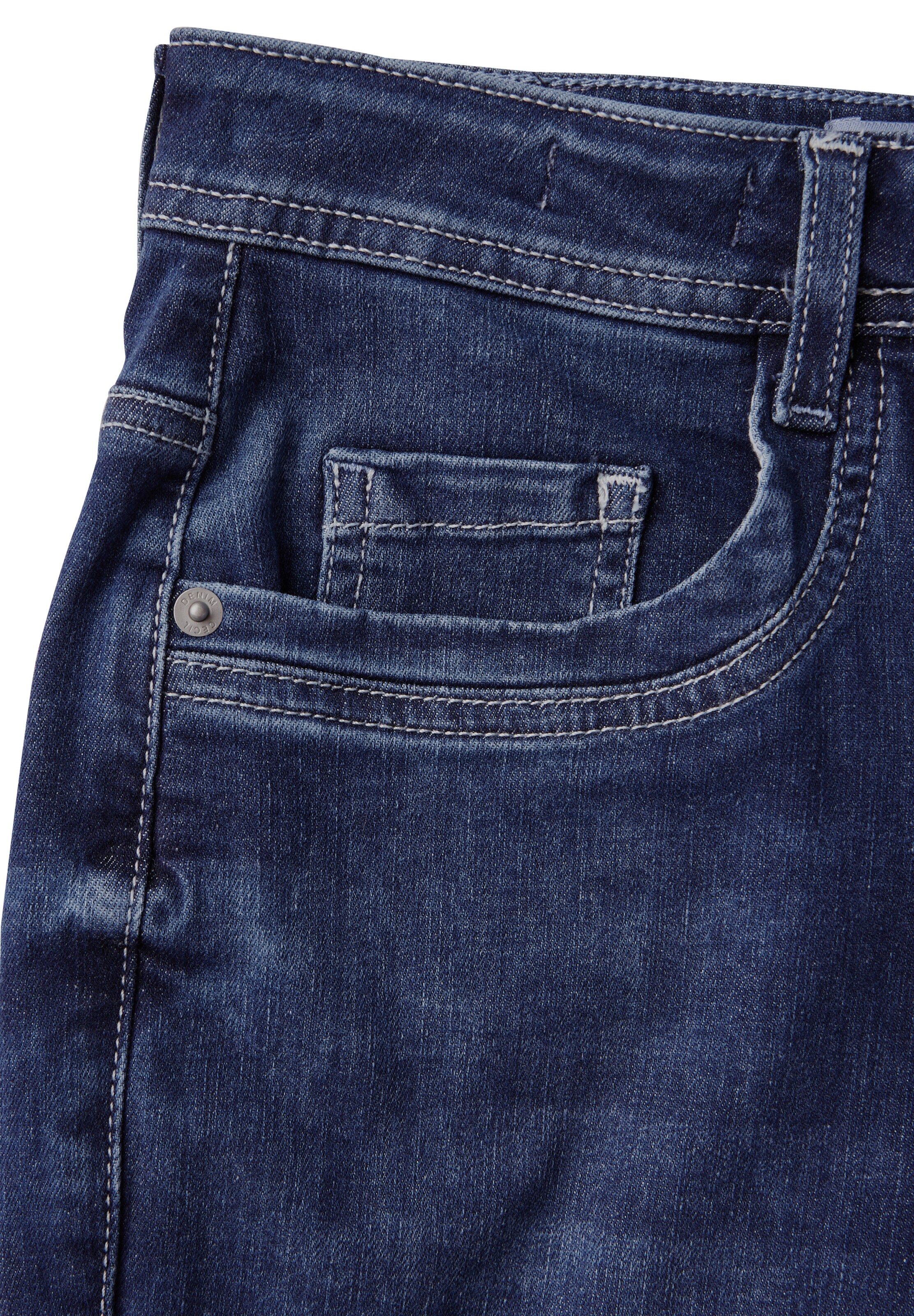 CECIL Slimfit Jeans in Blau