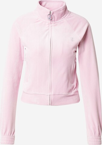 Juicy Couture Zip-Up Hoodie in Purple: front