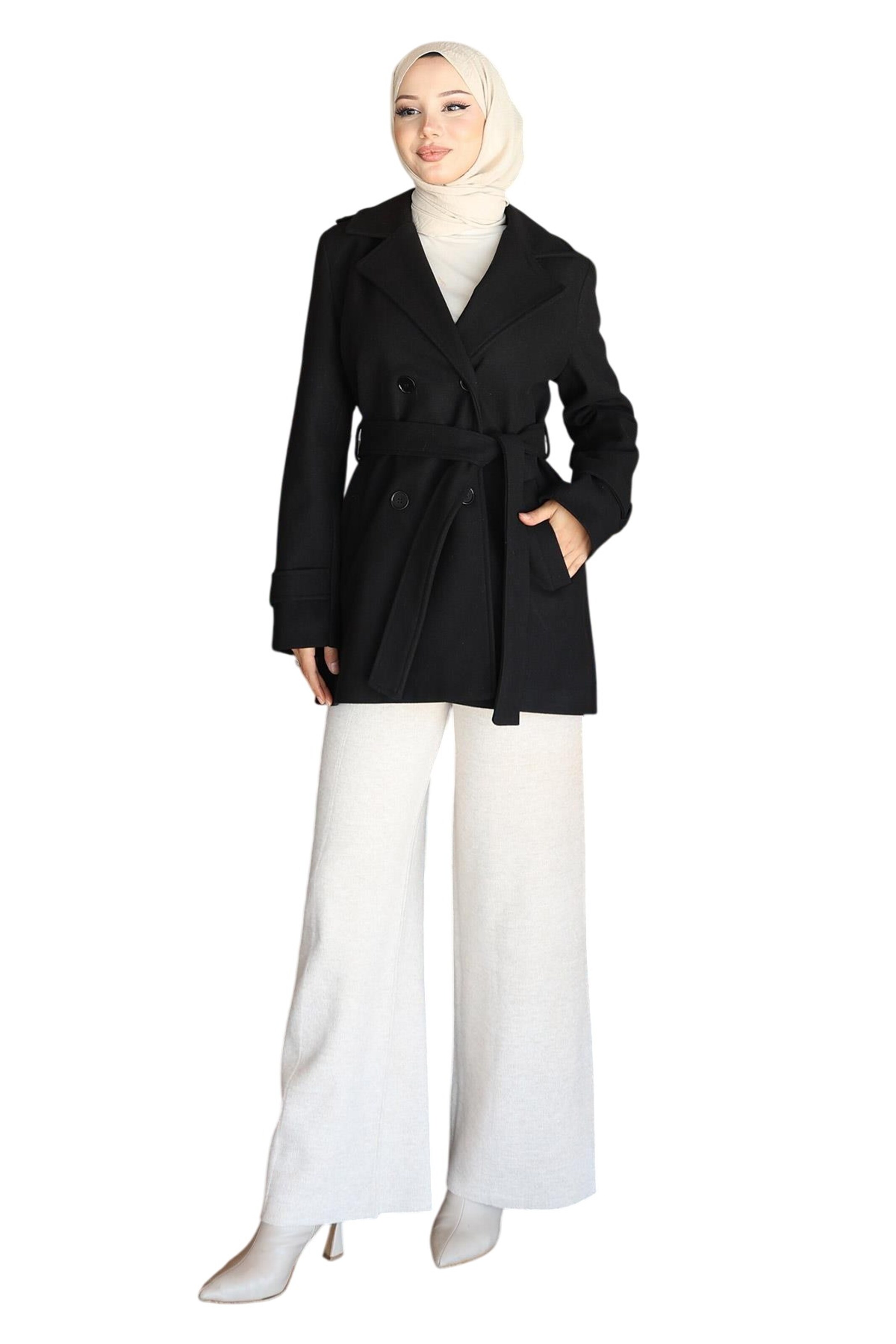 MODAMIHRAM Between-seasons coat in Black