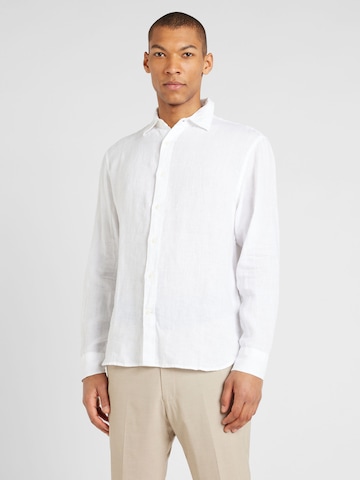 Banana Republic Regular fit Overhemd in Wit: voorkant
