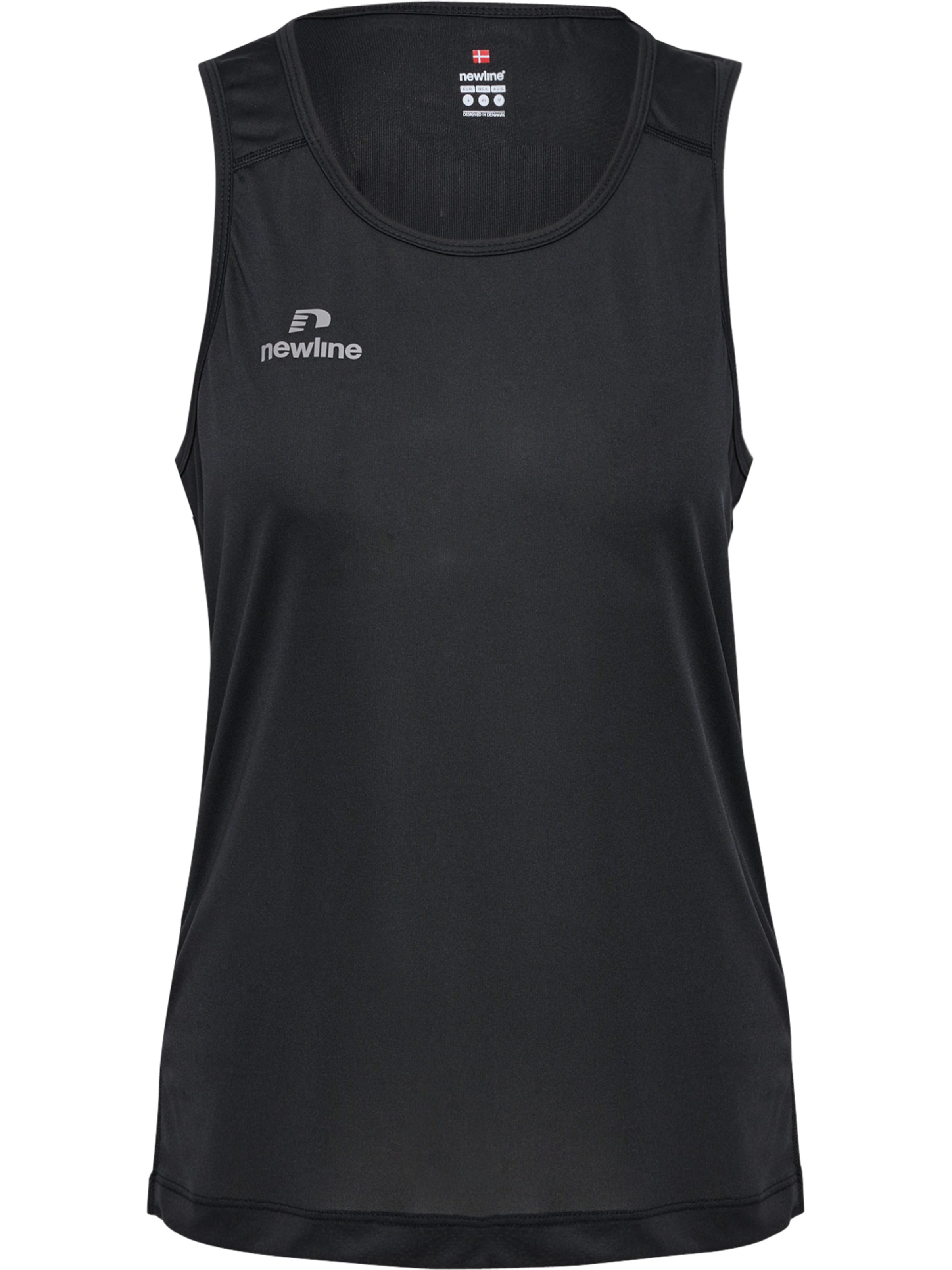 Newline Funktionsbluse 'BEAT SINGLET' i sort: forside