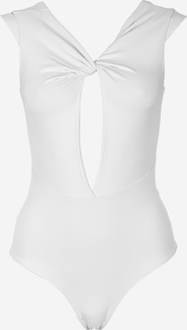 SEA ME SWIM Swimsuit 'COTE D'AZUR' in White: front