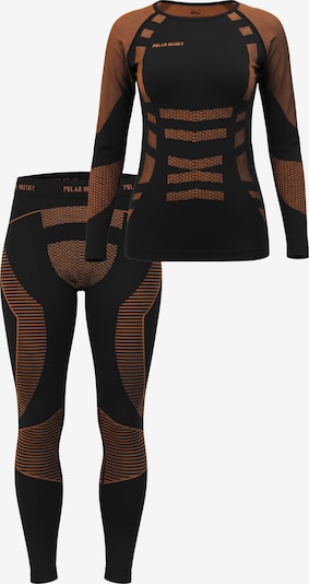 normani Base Layer i S-M i brun / sort, Produktvisning