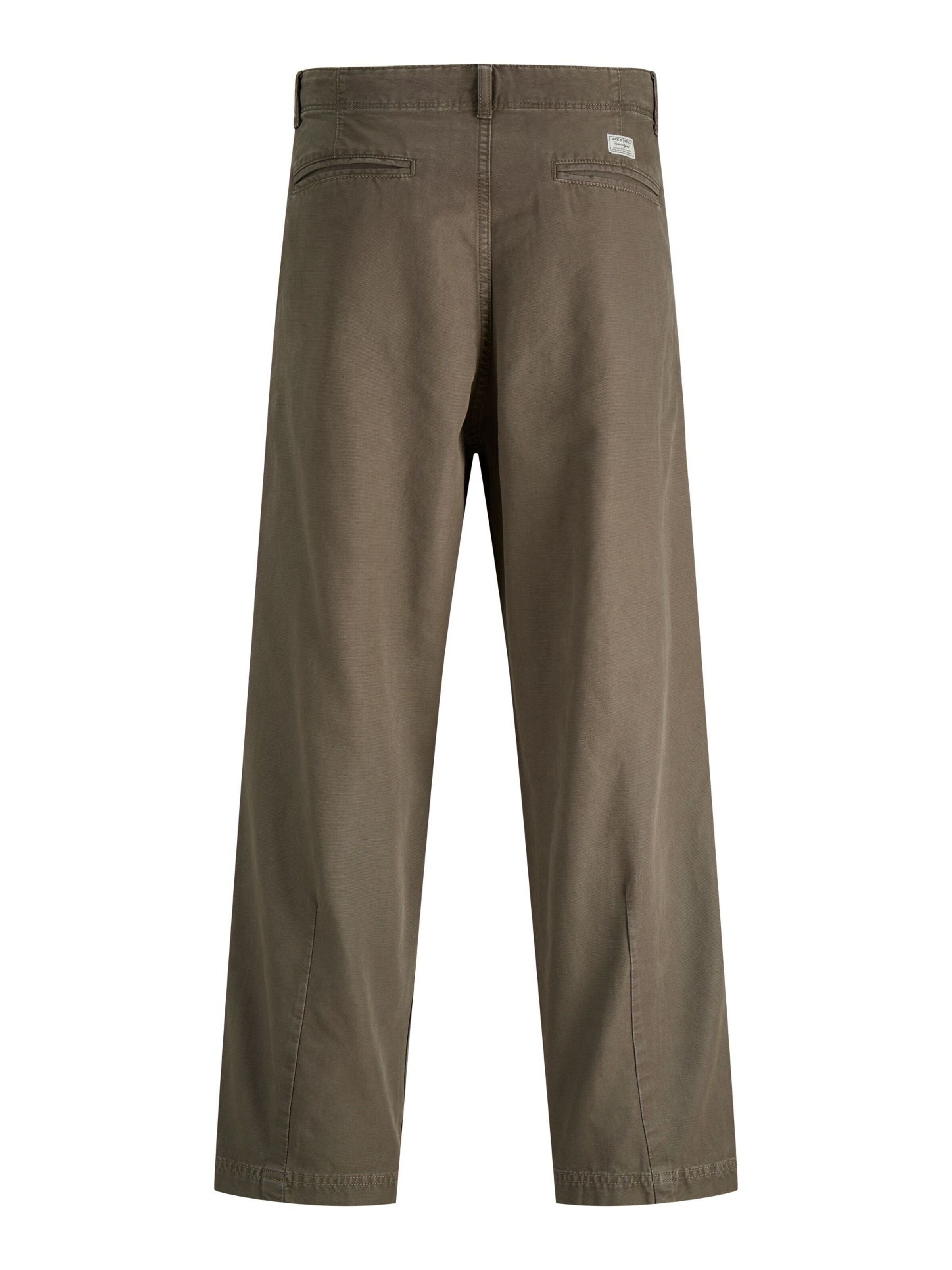 Regular Pantalon chino 'Barrel' JACK & JONES en marron