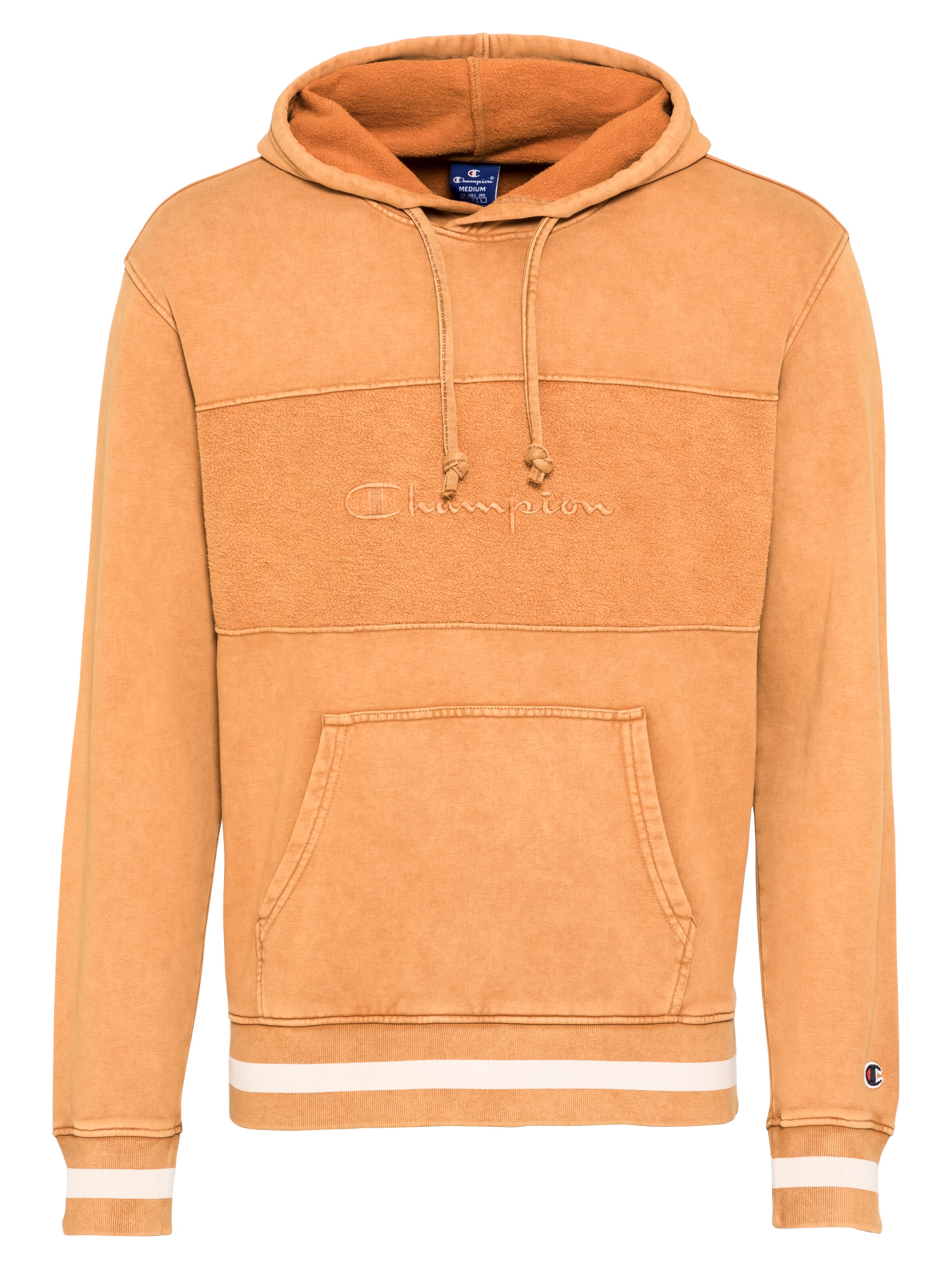 pastel orange sweatshirt