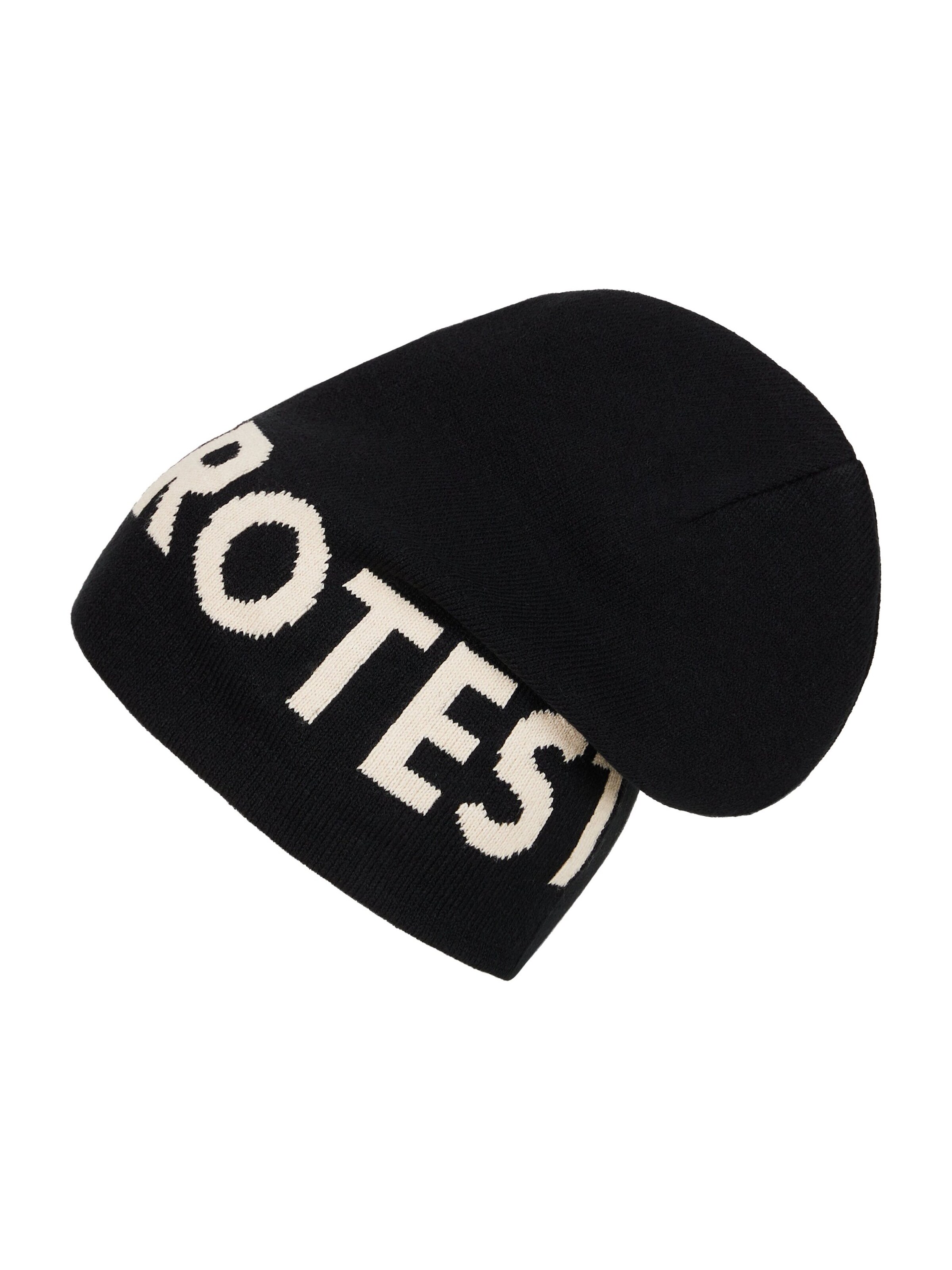 PROTEST Beanie 'PRTBURHAM24' in Black: front