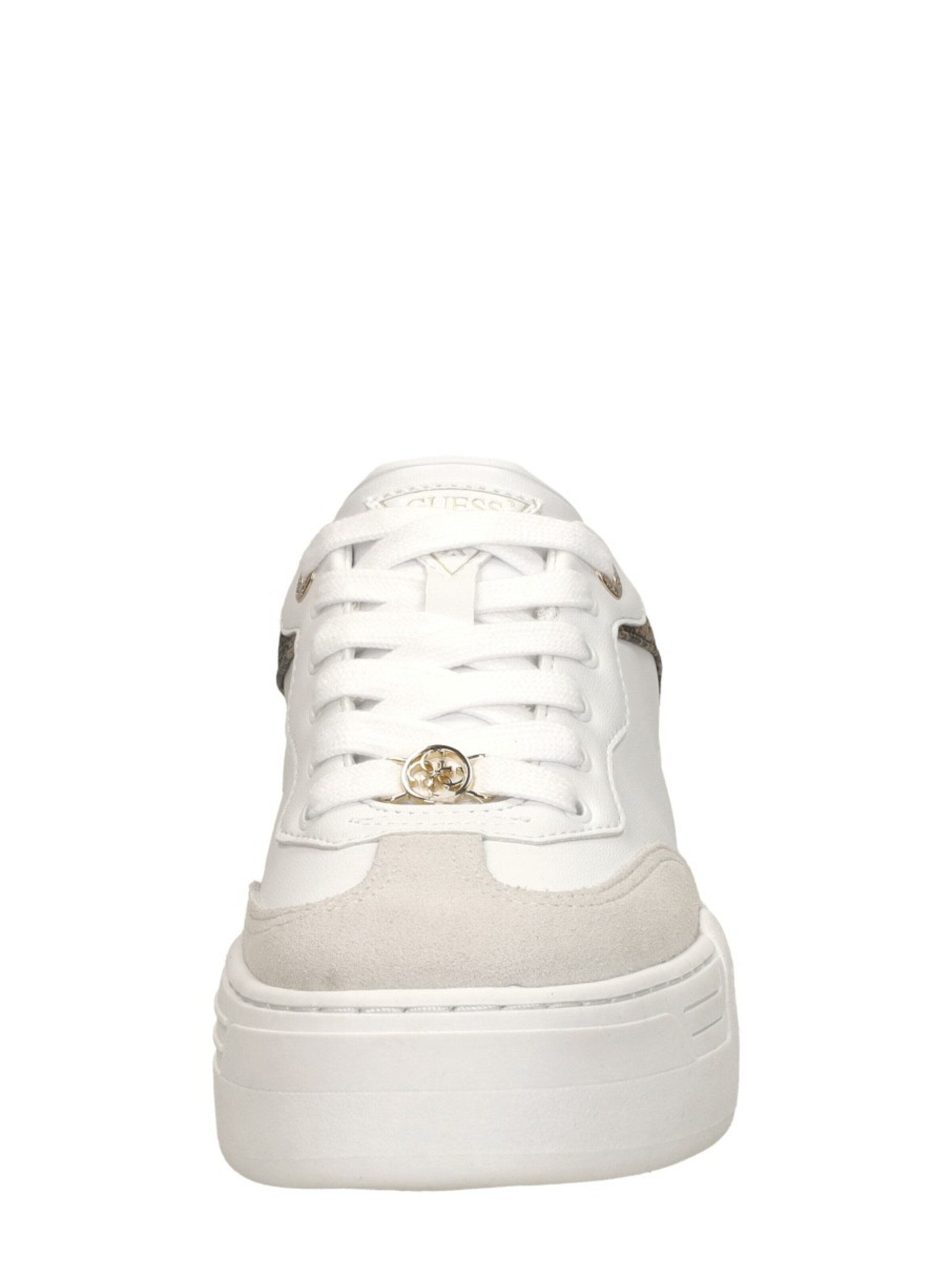 Baskets basses 'Swole' GUESS en blanc