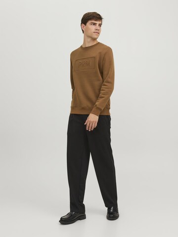 JACK & JONES Sweatshirt i brun