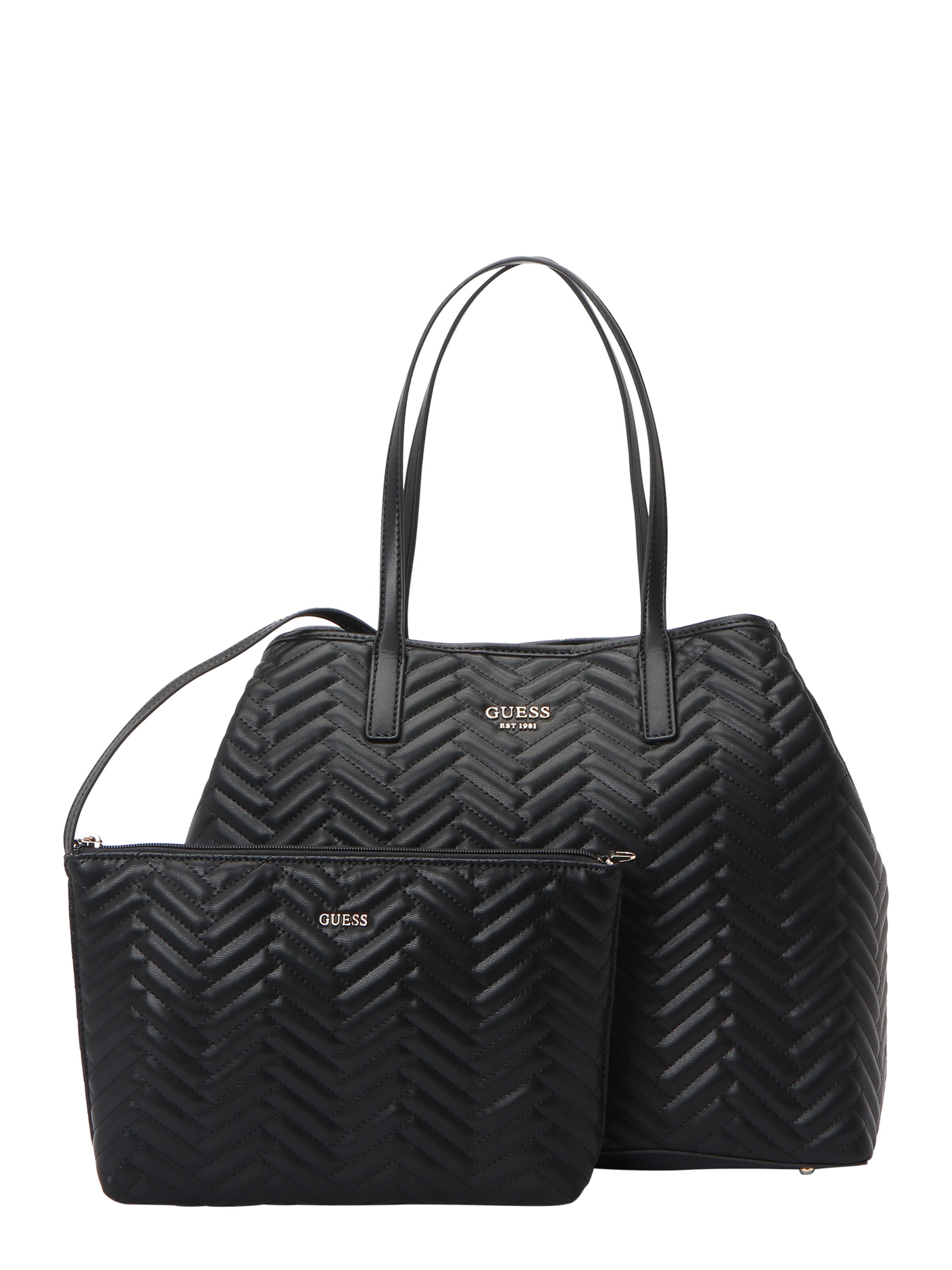 GUESS "Чанта тип ""Shopper""" 'Vikky II' в черно