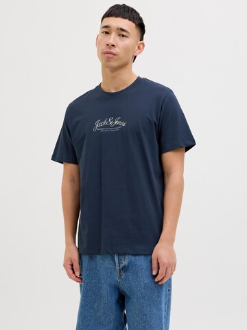 JACK & JONES Shirt in Blauw: voorkant