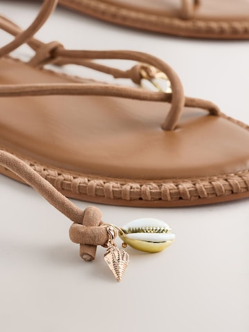 Next Zehentrenner 'Forever Comfort' in Braun