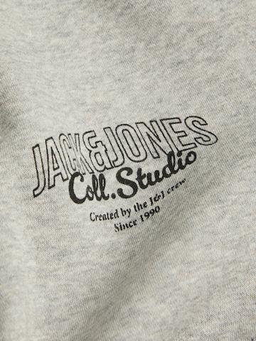 JACK & JONES Кофта на молнии 'JJMAKOTO' в Серый
