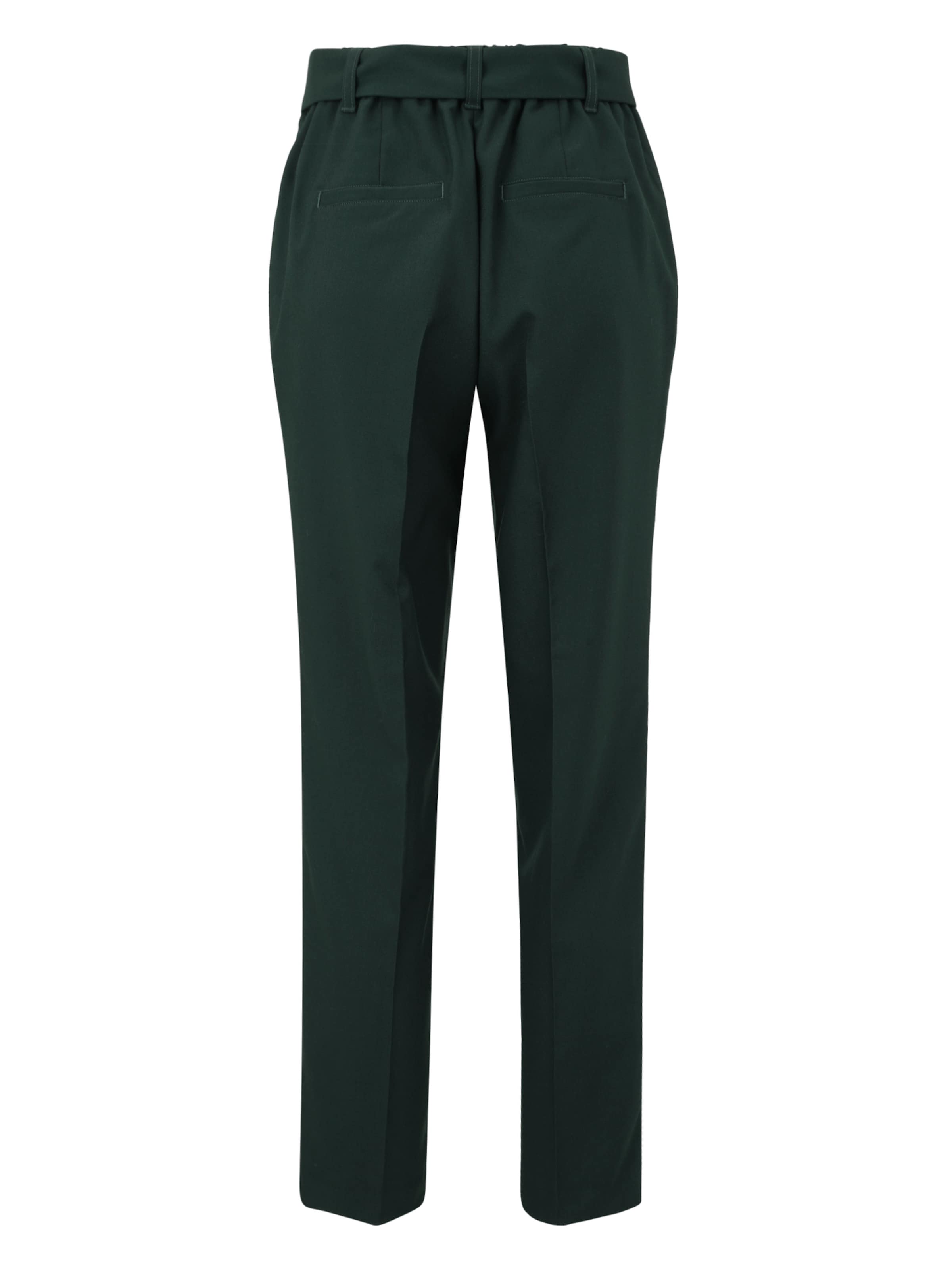 zero Regular Pleat-front trousers in Green