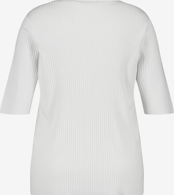 SAMOON Pullover in Weiß
