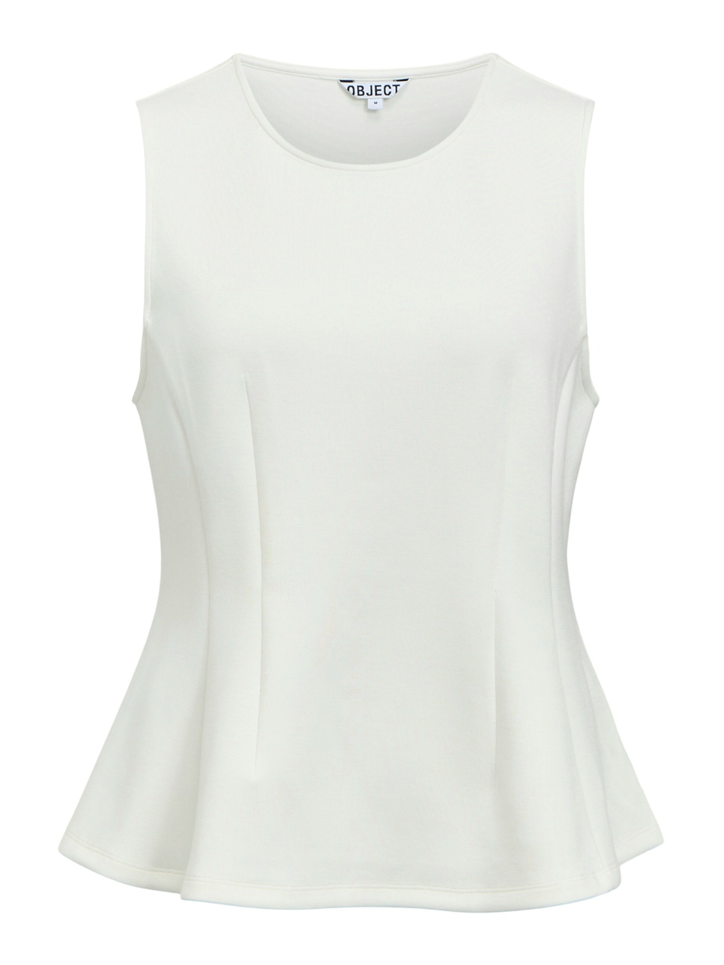 OBJECT - Top 'OBJDORINA' em branco: frente
