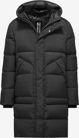 BOMBOOGIE Winter Parka in Black: front