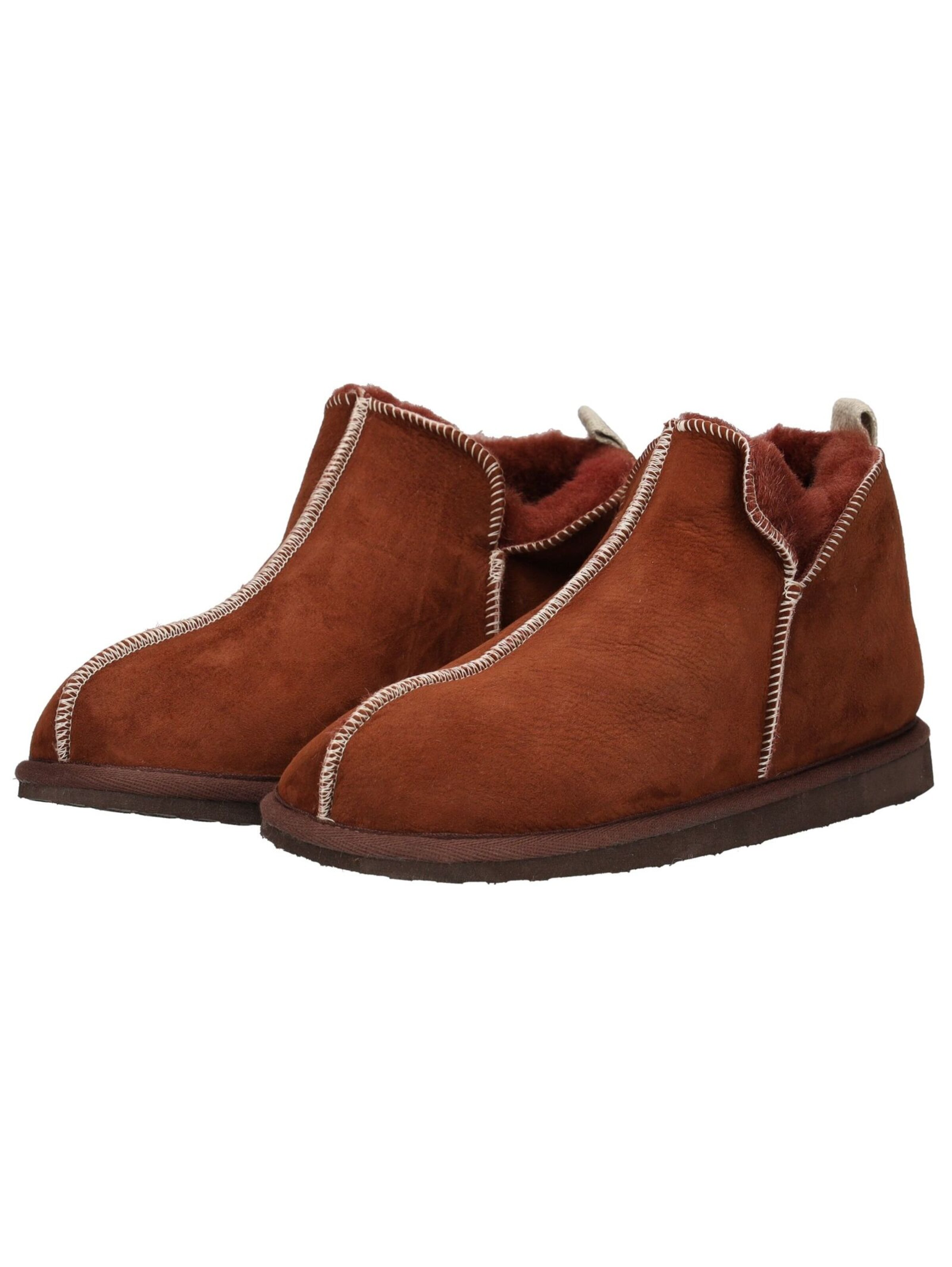 SHEPHERD Hausschuhe in Braun