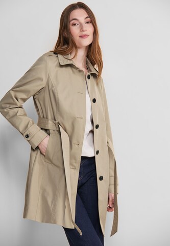 STREET ONE Between-Seasons Coat in Beige: front