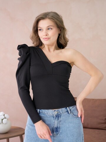 WOMAN VISION Bluz in Schwarz