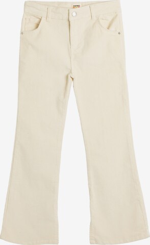 Koton Flared Trousers in Beige: front