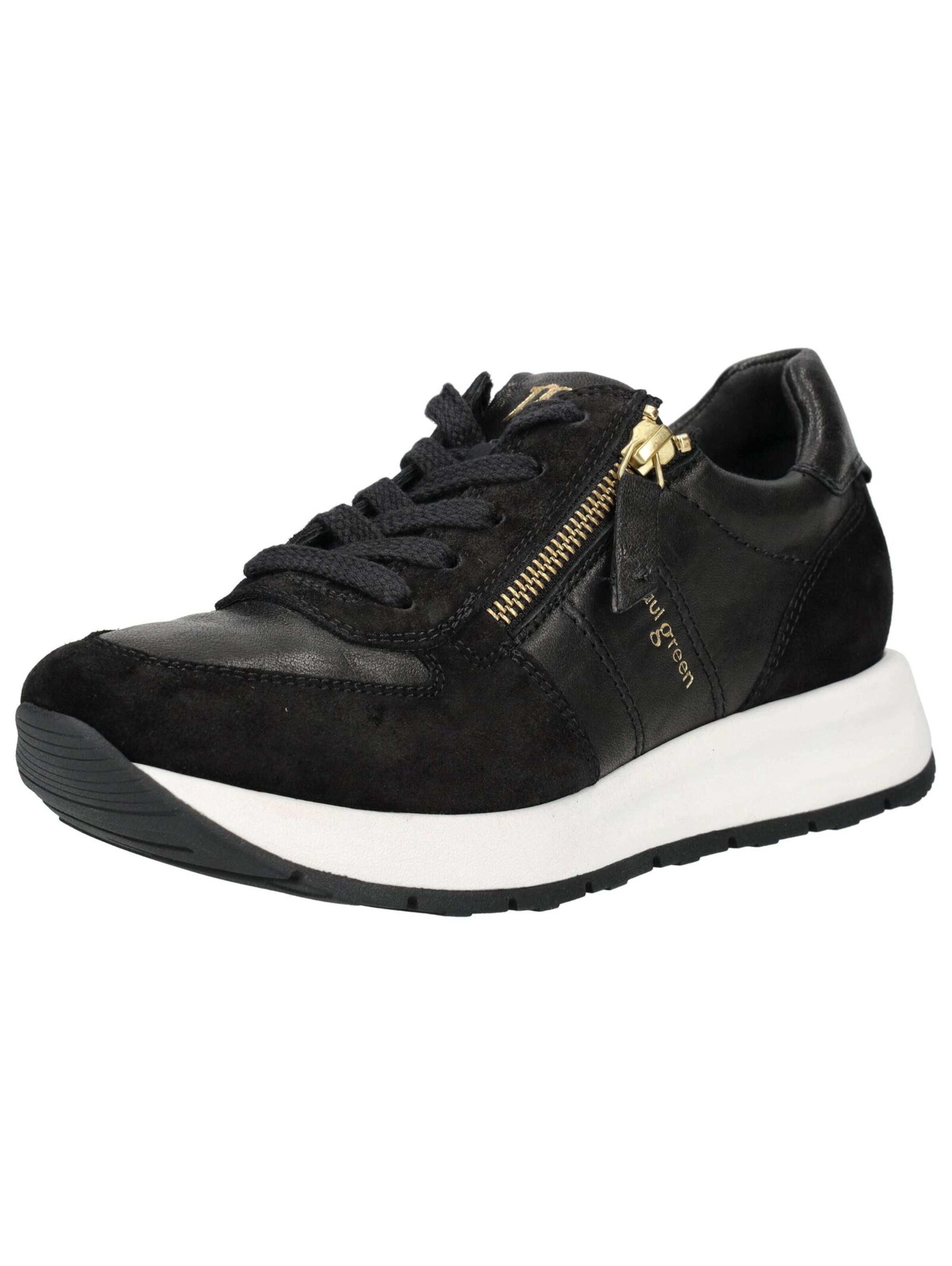Paul Green Sneakers in Black: front