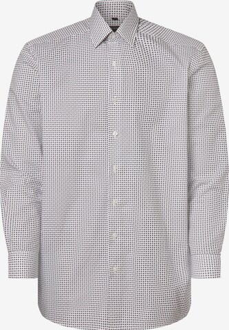 Finshley & Harding Comfort fit Business Shirt in White: front