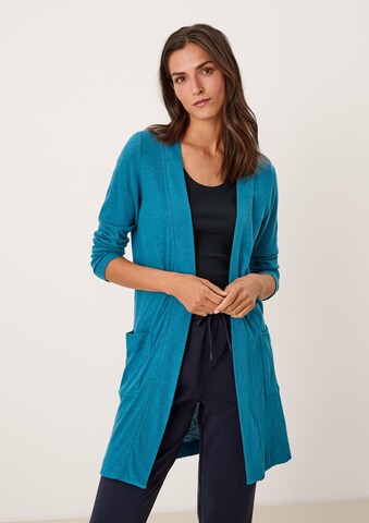 s.Oliver Knit Cardigan in Blue: front