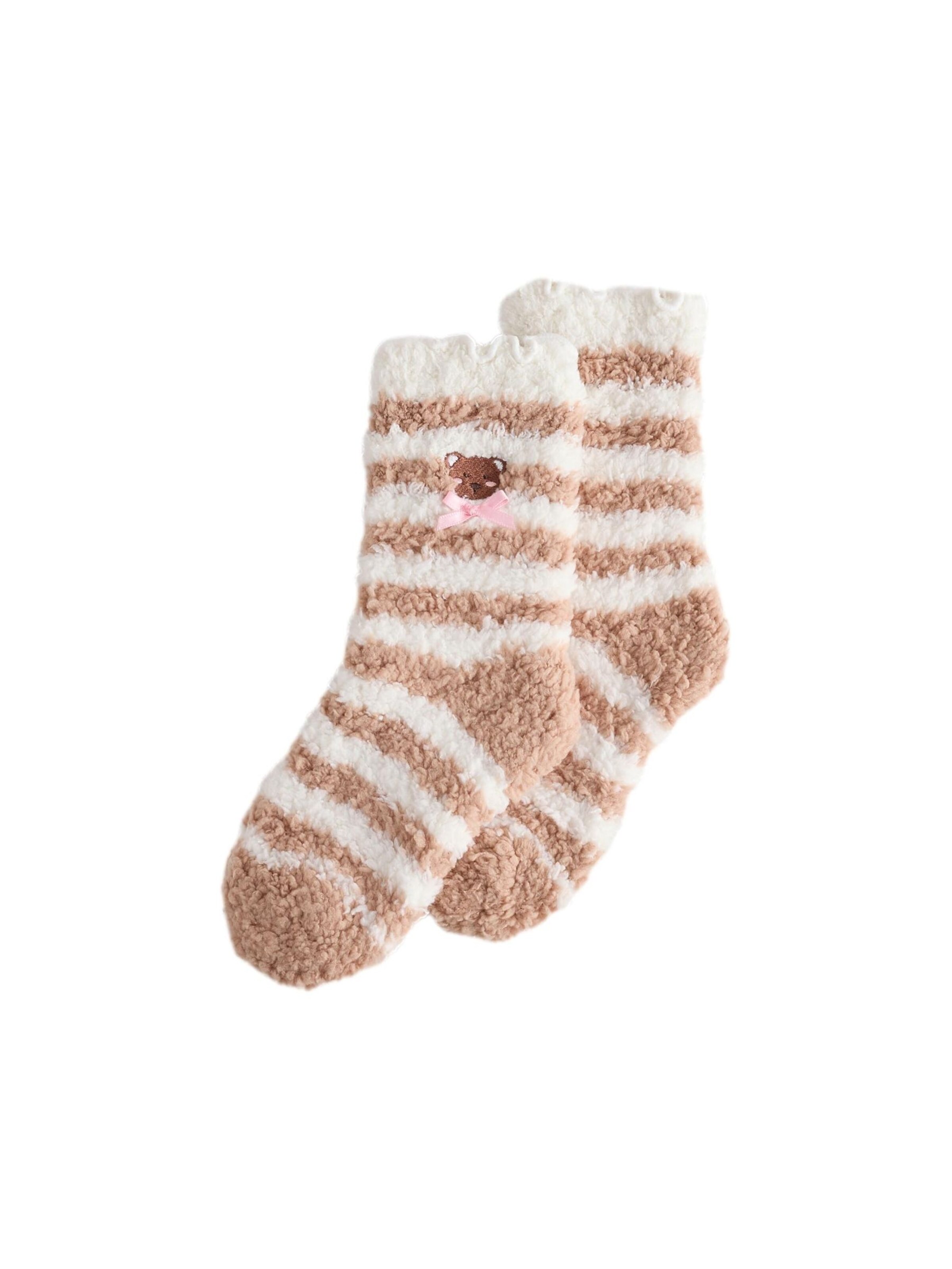 Next Sokken 'Bär' in Beige: voorkant