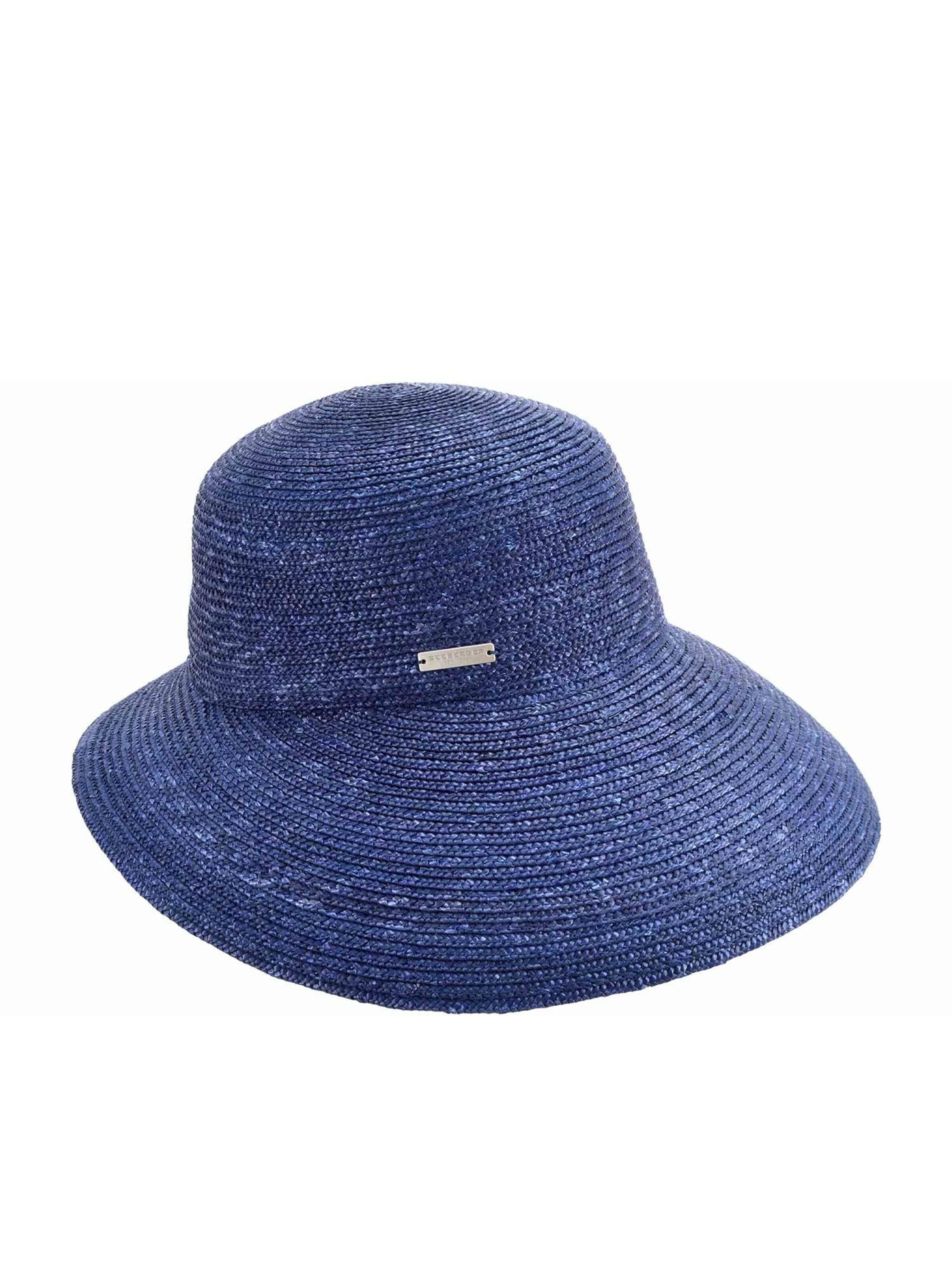 Seeberger Hat 'Hut' in Blue: front