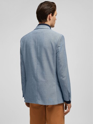 MEYER Regular fit Business-colbert in Blauw