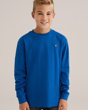 WE Fashion Shirt in Blue: front