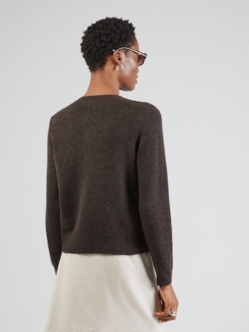 VILA Knit cardigan 'VISALSA' in Brown