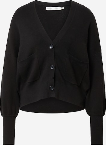 InWear Knit Cardigan 'Tenley' in Black: front