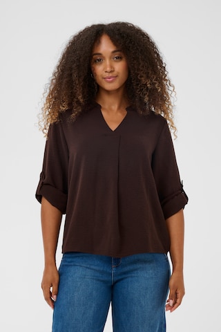 Love Copenhagen Blouse in Bruin: voorkant