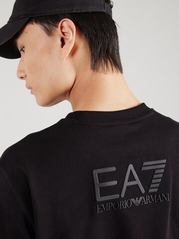 EA7 Emporio Armani Μπλούζα φούτερ σε μαύρο