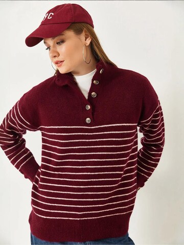 Pull-over Bianco Lucci en rouge