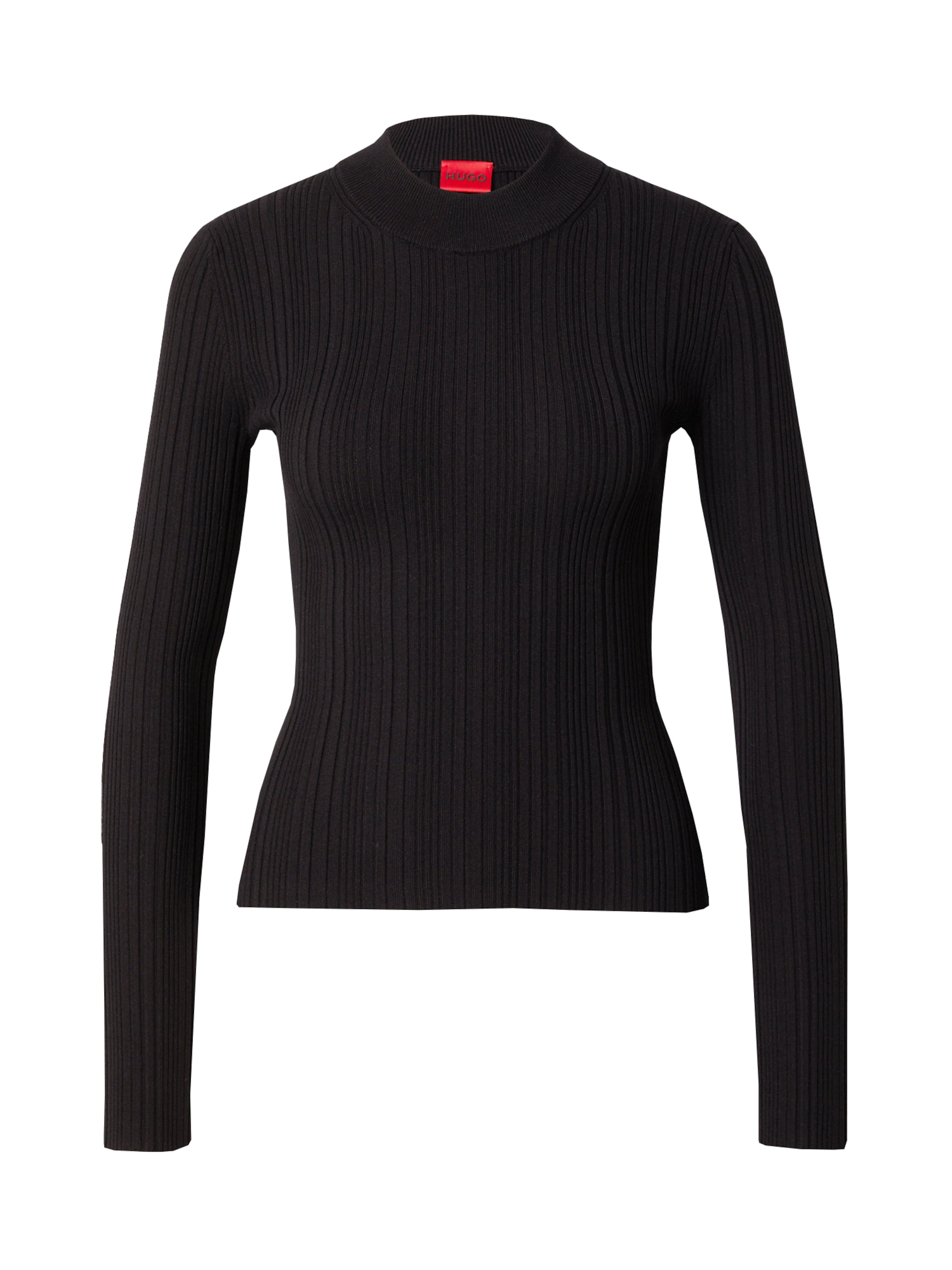 HUGO Svetr 'Sarphammy' – černá: přední strana